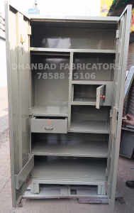 STEEL ALMIRAH COLOUR SOFT MOVE PO RED INSIDE