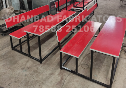 DUAL DESK COLOUR RED