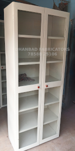 GLASS DOOR WOODEN LOOK