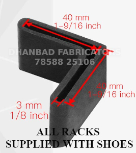 IRON RACK CLOTHES SLOTTED ANGLE SHOES