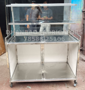 STEEL FOOD COUNTER FOLDABLE