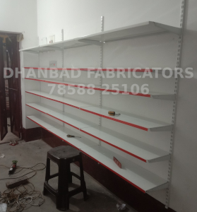 WALL MOUNTED SUPER MARKET RACKS RED